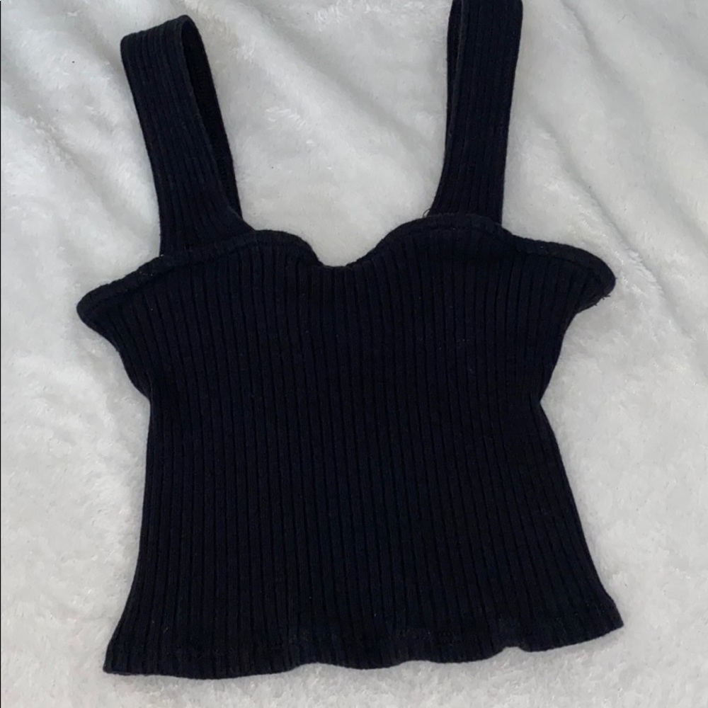 black tank top